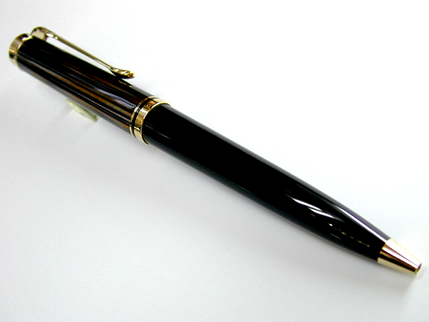 ペリカン スーベレーン　K800　茶縞 ボールペン